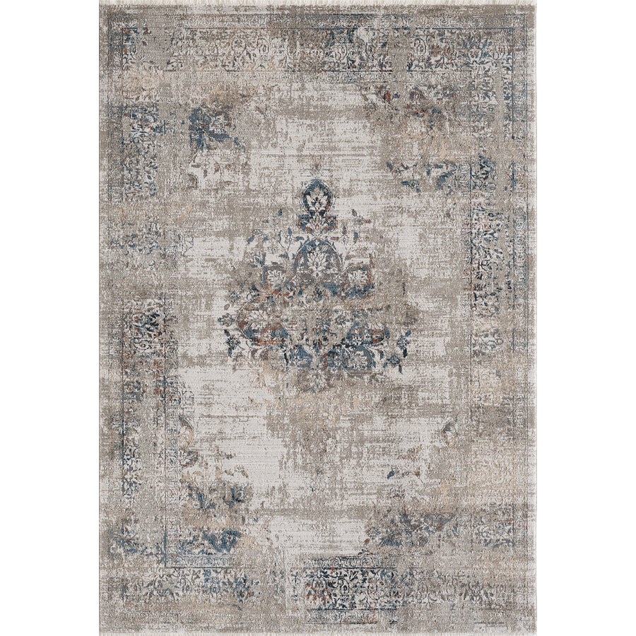 KAS Area Rugs Karina 8262 Ivory Blue Sofia Area Rug KAR8262810X132